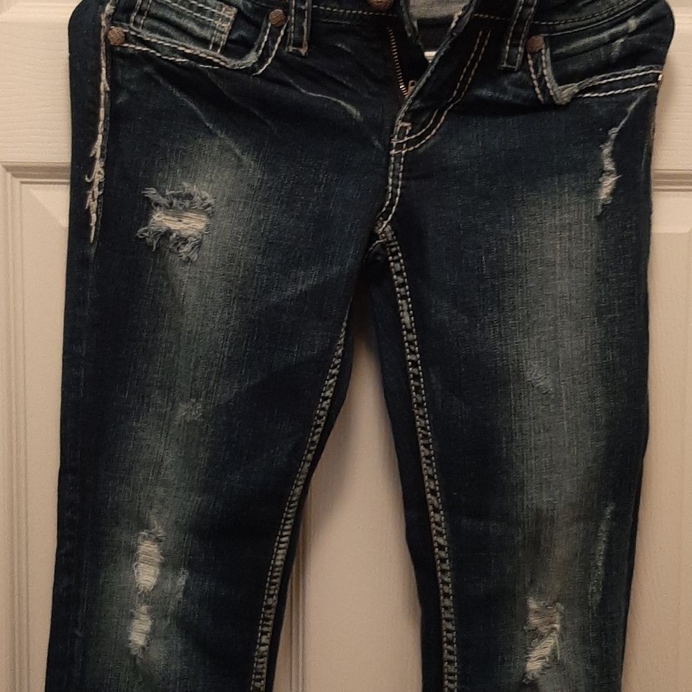 SILVER Aiko Low Rise Capri Jeans 26x24